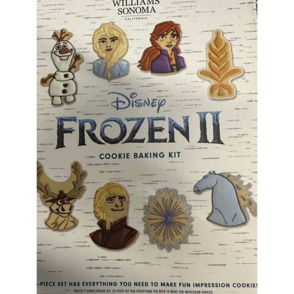 William Sonoma Disney Frozen 2 Cookie Cutter Baking Set Kit